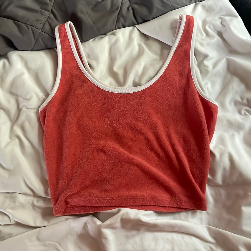 Red crop top from SO/Khols